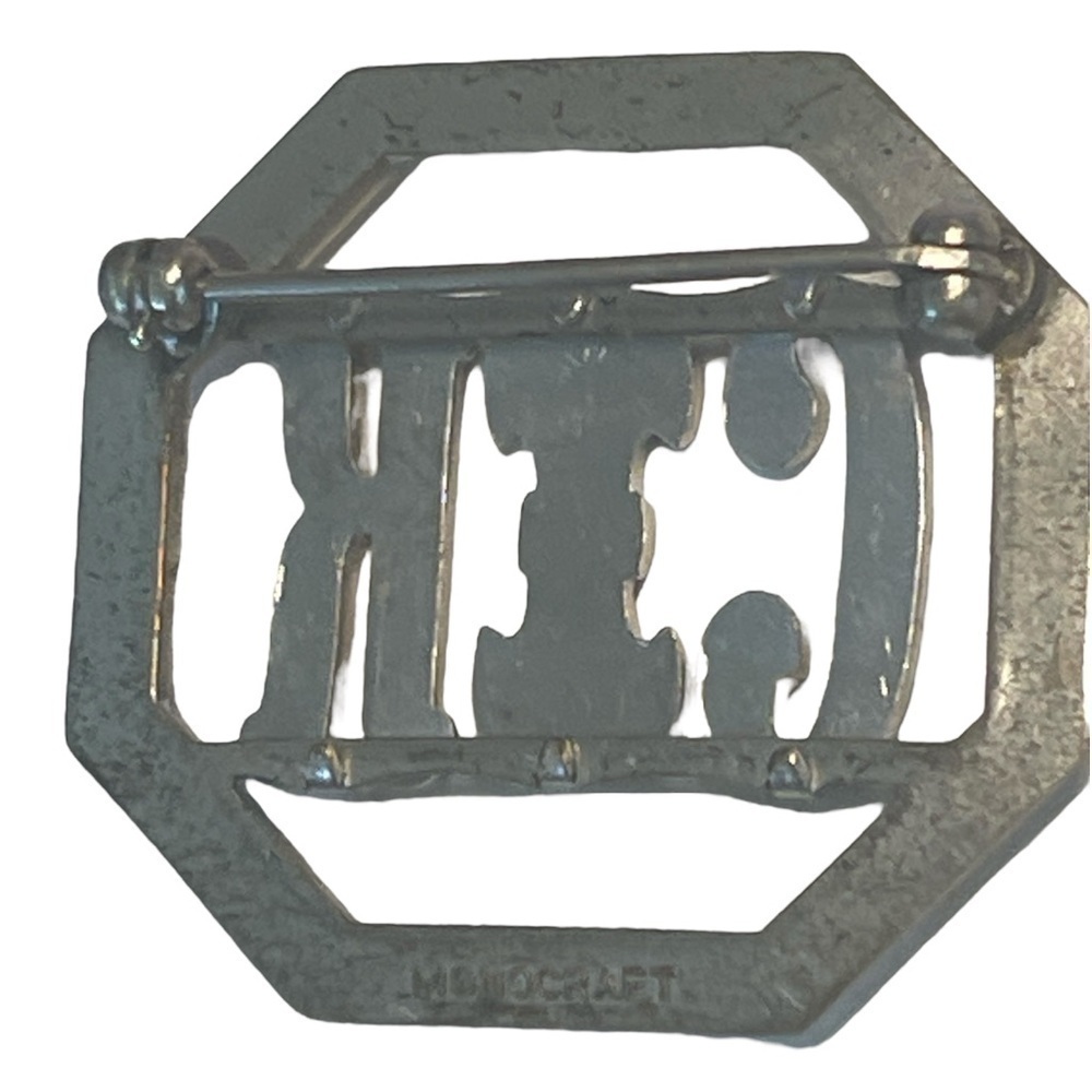 Monocraft Monogram Initials Brooch - Initials Ck - image 4